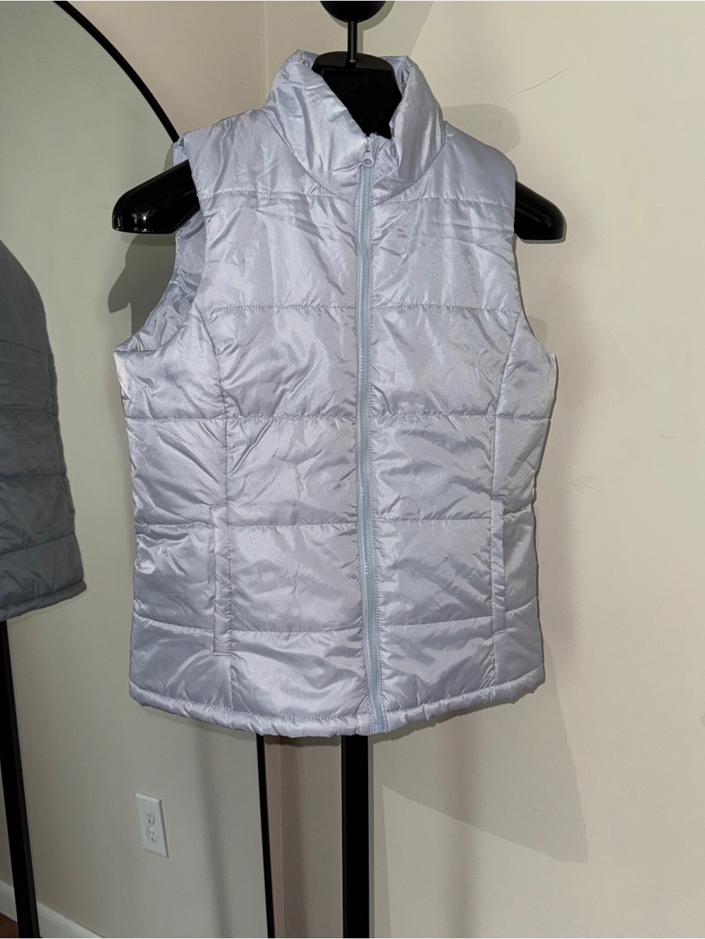 Jackson Hole Outerwear Puffer Vest Silver Size M